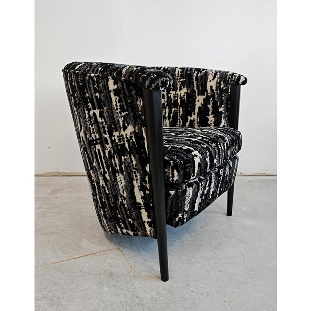 Set of Art Deco Lounge Chairs with Textured Fabric, 1950s For Sale - Image 12 of 17