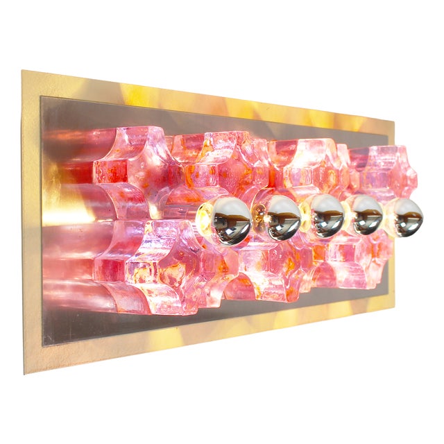 Vintage Wall Lamp by Albano Poli for Poliarte, 1970s For Sale