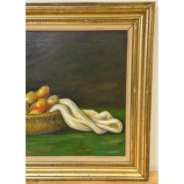 Modern Walt Kuhn (1877–1949) Still Life with Pears in Basket, 1947 For Sale - Image 3 of 15
