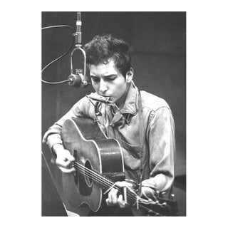'Bob Dylan Recording' Unframed Archival Pigment Print For Sale