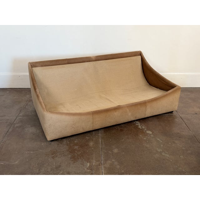 Vintage 1970’s Leolux Leather Loveseat Sofa For Sale - Image 18 of 18