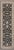 Boho Chic Ziegler Gray/Ivory Wool Runner Rug- 2'8'' X 8'1'' For Sale - Image 9 of 10