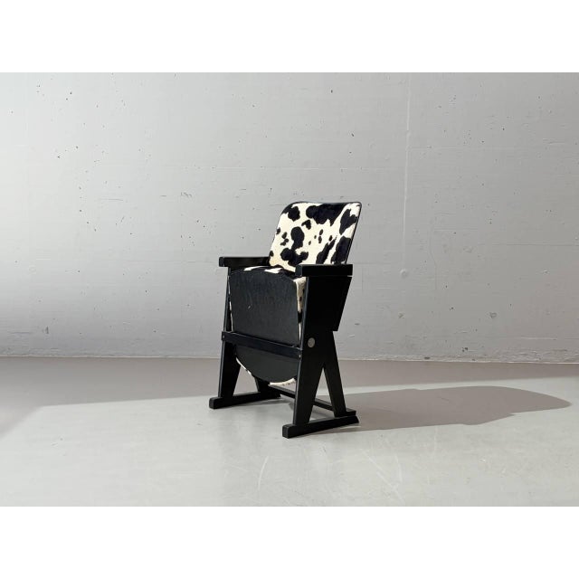 Vitage Cinema Seat with Cowhide Look, 1980s For Sale - Image 14 of 14