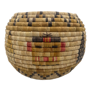 Rare Vintage Hopi Native American Coiled Basket