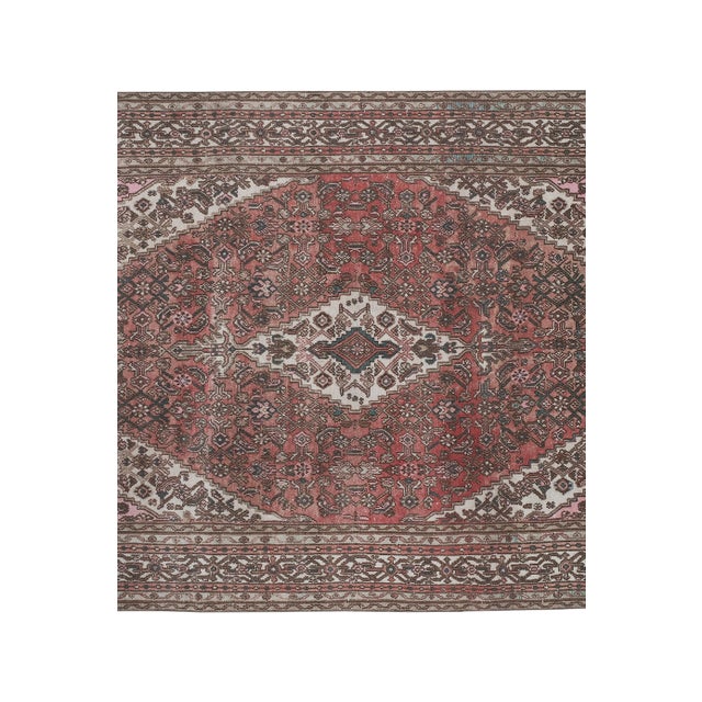Textile Tribal Anatolian Oushak Rug 6'11" X 10' For Sale - Image 7 of 12