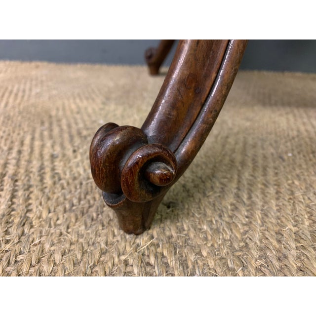 Victorian Cabriole Leg Stools, 1870, Set of 2 For Sale - Image 12 of 13