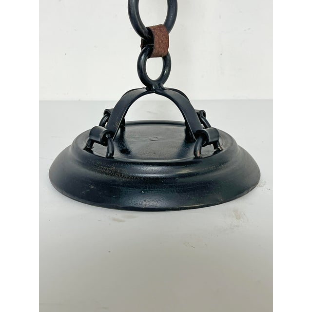 Metal Hermes Style Trompe l'Oeil Equestrian Strap Side Tables - A Pair For Sale - Image 7 of 9