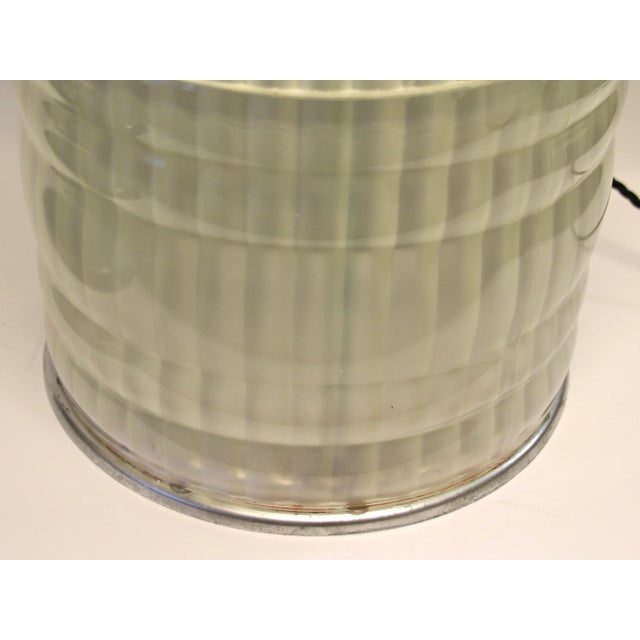 Silver Large Art Deco Industrial Floor Lamp from Holophane, 1930s For Sale - Image 8 of 9
