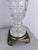 Vintage Early 20th Century Pair Crystal & Brass Lamps -2 For Sale - Image 10 of 12