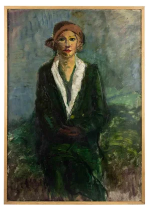 Antonio Feltrinelli, Portrait of Woman, Oil Painting, 1930s