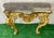 French Louis XV Style Giltwood Console Table With Marble Top For Sale - Image 10 of 18