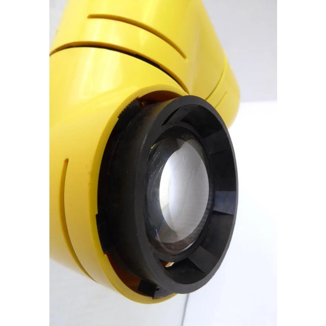 Electric Yellow Vintage "Tatu" Pop-Op Desk / Wall Light Andre Ricard for Metalarte Spain, 1970s For Sale - Image 8 of 12