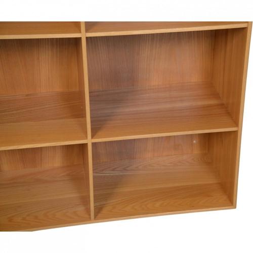 Vintage Bookcase in Elm by Mogens Koch, 1970s For Sale - Image 4 of 11