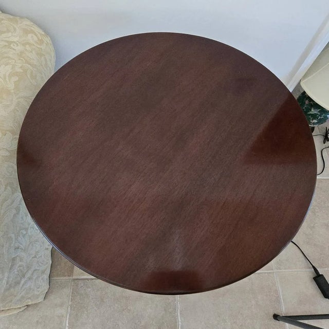 19th century Queen Anne style tilt-top table comes with its original hardware, as well as a round mahogany top measuring...