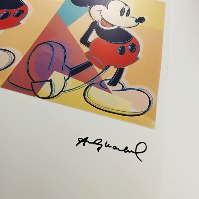 After Andy Warhol, Mickey Mouse, 1980s, Lithograph For Sale - Image 3 of 9