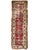 Name: WORN Caucasian Runner Perfectly Distressed | Rust, Animals, Blues, Beige Size: 3.3. x 10.2 Age: Antique, C....