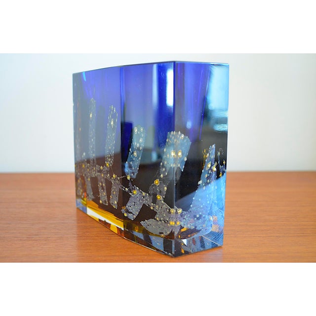 Vintage Vase by Pavel Hlava for Exbor Bohemia, 1960s For Sale - Image 10 of 13