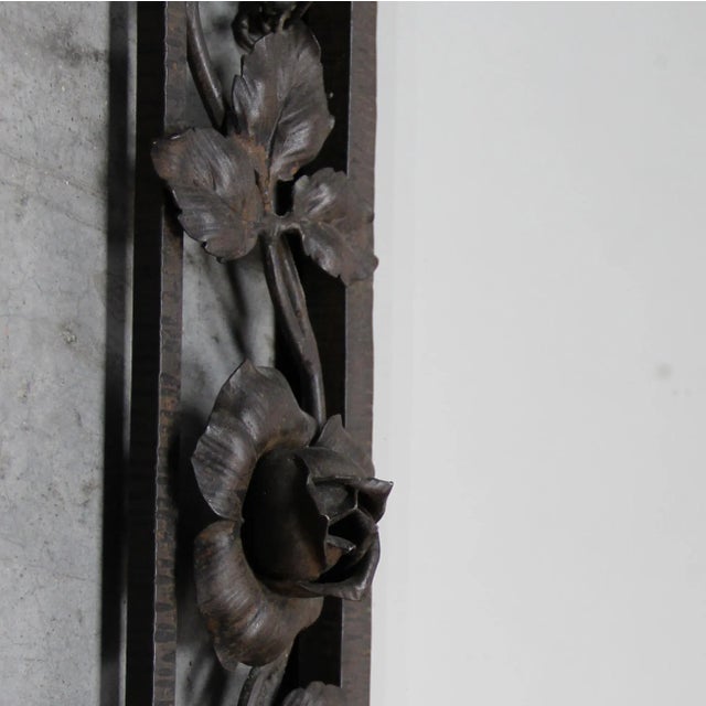 Metal Large Art Deco mirror For Sale - Image 7 of 8