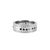 Modern Men’s Retired Gucci 18k White Gold 0.99ctw Diamond Eternity Spinning Band Ring, Size 10 For Sale - Image 3 of 8