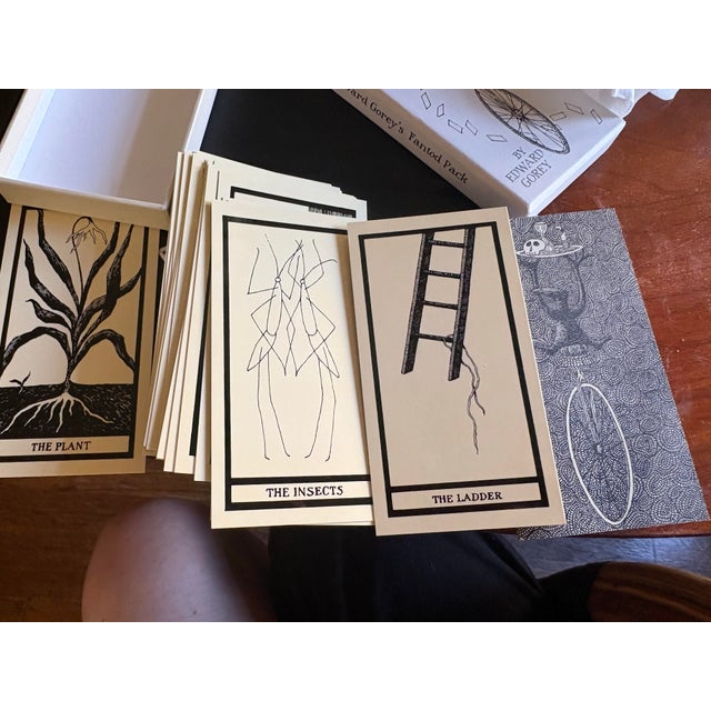 Edward Gorey Fantod Pack Tarot-Style Divination Deck. Complete set with box and booklet. Cult favorite parody of Tarot and...