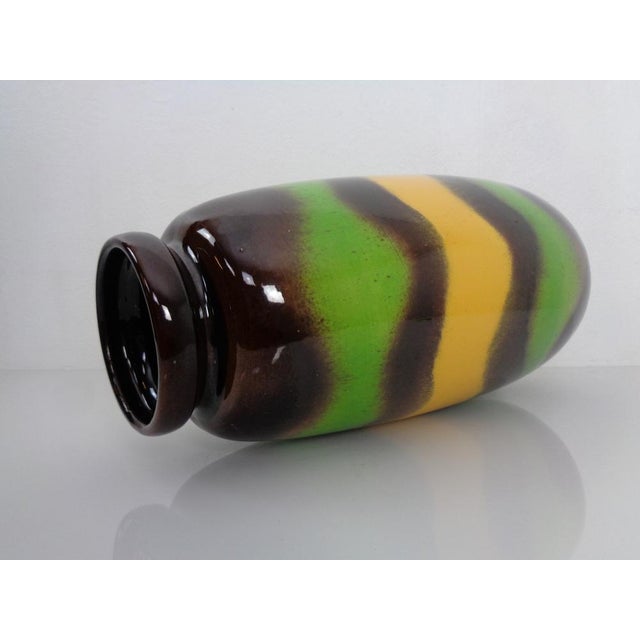 Large Pop Art Model 284-47 Vase in Glazed Ceramic from Scheurich, Germany, 1970s For Sale - Image 9 of 18
