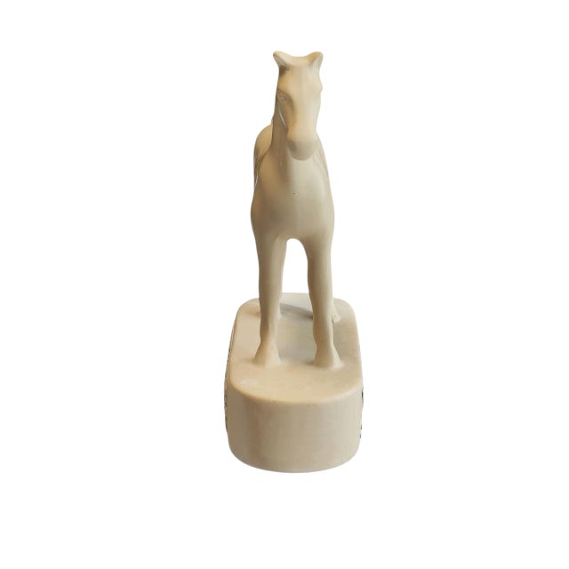 Superb early version English White Horse Whiskey pub advertising figurine in excellent condition. Circa 1950s Kelsboro...