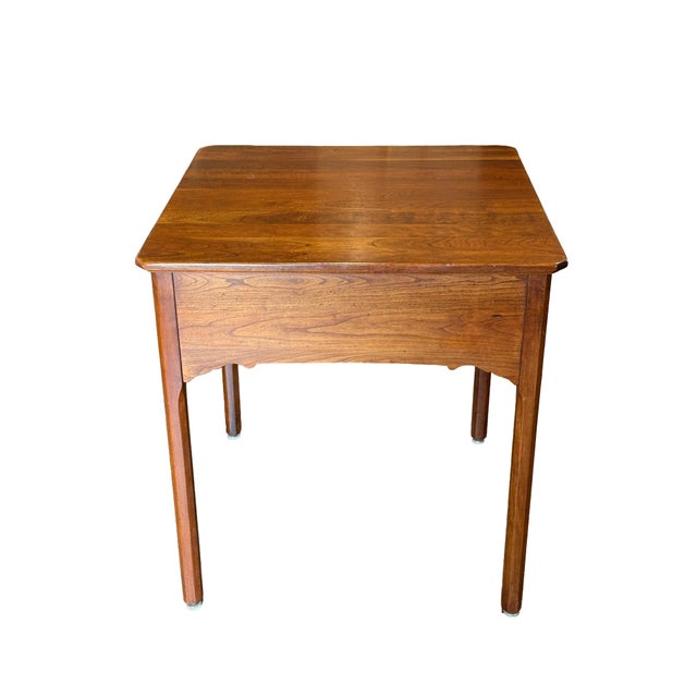 Pair of Vintage Lexington Bob Timberlake Solid Cherry Two-Drawer End Tables / Side Tables - 26"w X 17"d X 25"h For Sale - Image 13 of 18