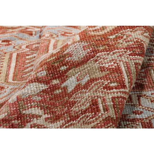 Antique Persian Heriz Rug, 09'03 X 12'11 For Sale In Dallas - Image 6 of 10