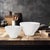 Ceramic White Harlequin Earnware Pot- Large For Sale - Image 7 of 8