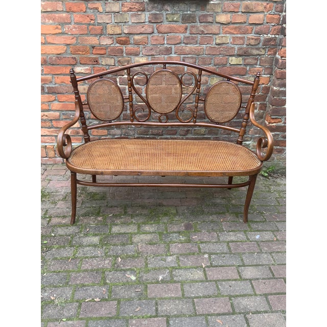 Antique Sofa in Bentwood from Thonet, 1890 For Sale - Image 14 of 15