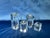 Bombay Company Crystal Candle Holders Modern Set of 4 For Sale - Image 4 of 5