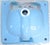 1965 Vintage Unused "Standard" Regency Blue Vitreous China Rectangle Drop-in Sink For Sale - Image 11 of 15