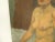 French Abstract Figurative Oil Painting of a Nude Women For Sale - Image 4 of 8