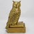Single Mid Century Cast Brass Owl Bookend Pm Craftsman For Sale - Image 4 of 9