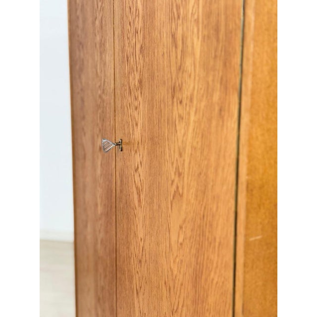 Brown Mid-Century Wardrobe in Oak & Pine, 1960s For Sale - Image 8 of 13