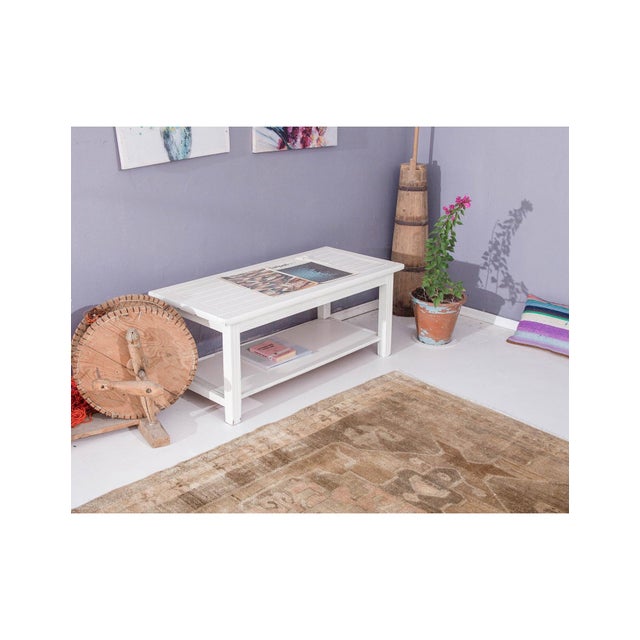 Vintage Washed Out Kars Wool Rug - 5`3" X 11`6" For Sale In Los Angeles - Image 6 of 6