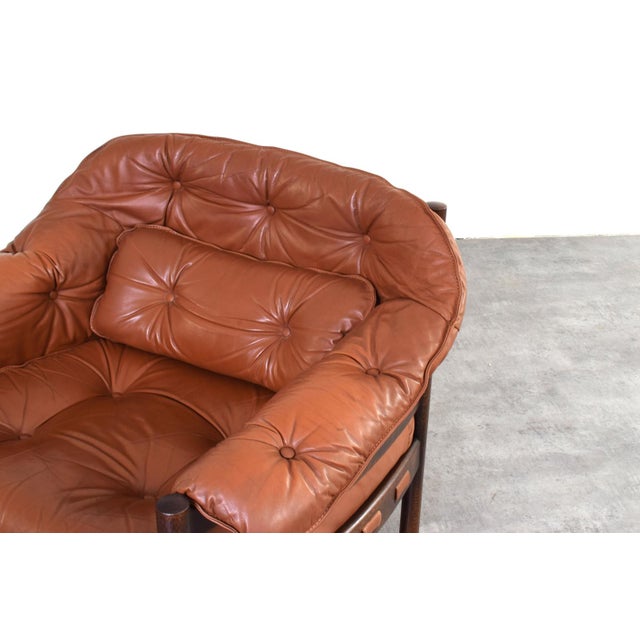 Mid-Century Oak & Leather Armchair by Arne Norell for Coja, 1960s. For Sale - Image 11 of 13