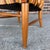 Maxwell Royal Orange and Brown Striped Mid-Century Modern High Back Arm Chair For Sale In Cleveland - Image 6 of 12