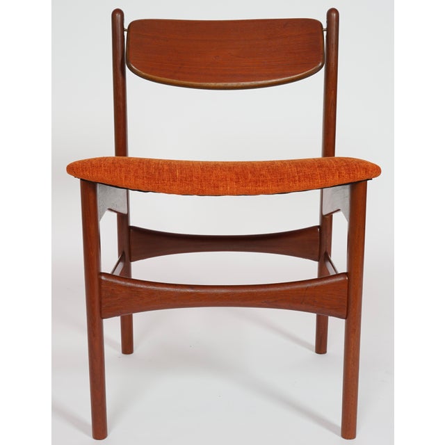 Rare Arne Hovmand Olsen Newly Upholster Dining Chairs Set of 4 For Sale - Image 14 of 18