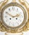 A 19th century napoleon iii period lyre-shaped clock in white marble and gilt bronze in the louis xvi style. H: 59cm, w:...