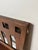 Brown Vintage 1970s Lane Altavista Brutalist Staccato Rosewood and Walnut Headboard in King by Paul McCobb For Sale - Image 8 of 11