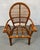 Brown Vintage Boho Wicker Rattan and Bamboo Dining Set For Sale - Image 8 of 14