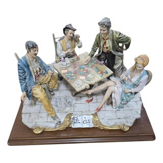 Large Porcelain Figural Group from Capodimonte, 1950 For Sale