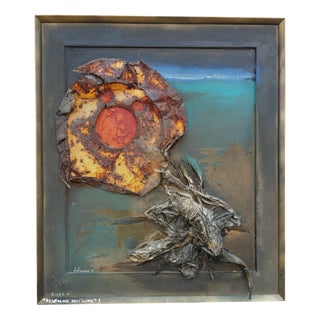 Mario Salmaso, Vergogna dell'Uomo Golfo, 1991, Oil Painting, Framed For Sale