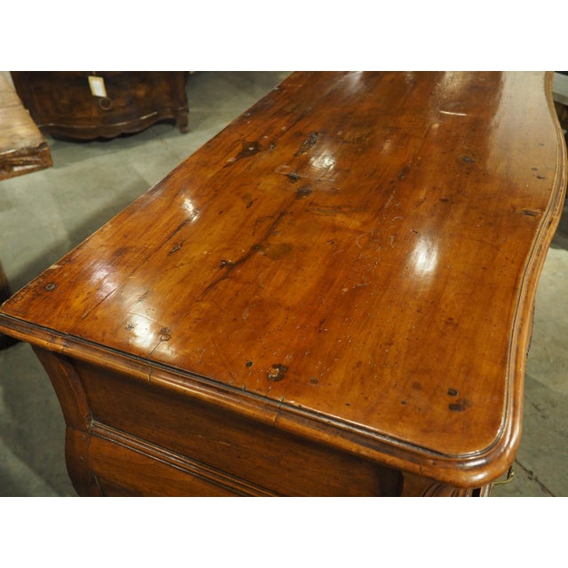 French 18th Century Walnut Wood Commode From Bordeaux, France For Sale - Image 3 of 12