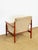 Beige Vintage Scandinavian Lounge Chair in Teak and Textured Fabric, 1960s For Sale - Image 8 of 18