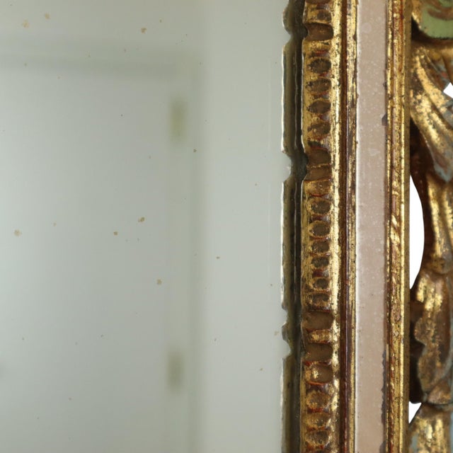 Large Italian Gilt Crested Mirror by La Barge For Sale - Image 14 of 18