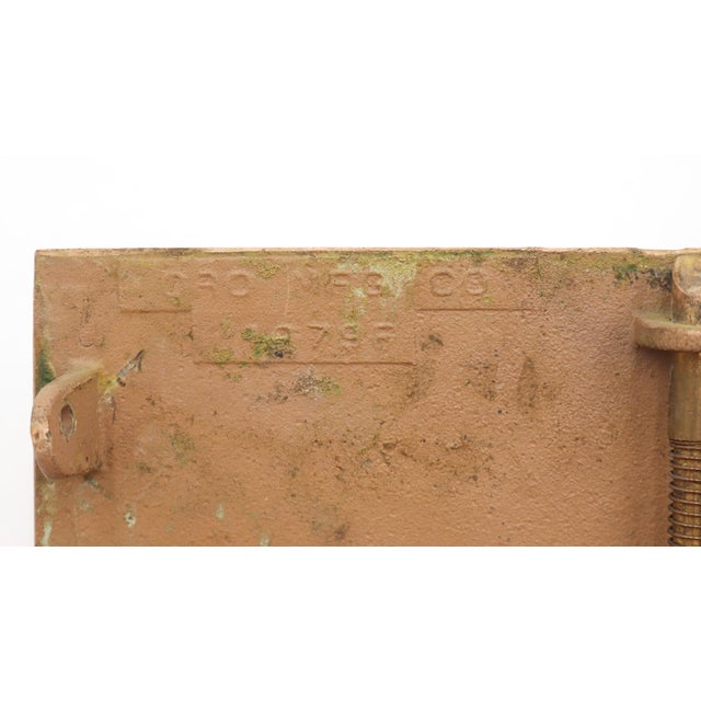 Mid 20th Century Vintage Brass u.s. Post Office Mailbox Door For Sale - Image 5 of 6
