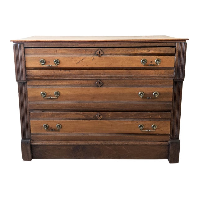 Late 19th Century Antique Eastlake Style Chest of Drawers For Sale