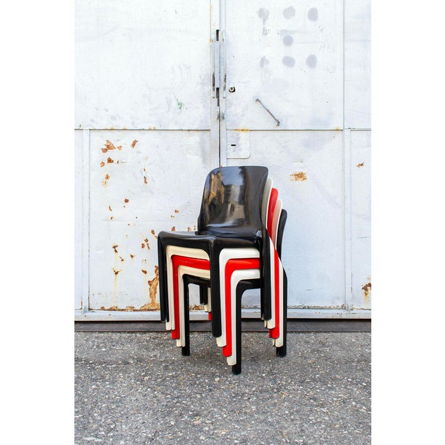 Plastic chairs. Model Selene Designer Vico Magistretti Manufacturer Artemide Year 1969 This piece has an attribution mark,...